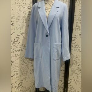 Express Light Blue Women's all weather Coat